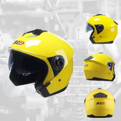 Motorcycle Helmet Electric Bike Helmet Open Lens Visor Men Men Women Summer Scooter Motorcycle Moto Bike Red Helmet