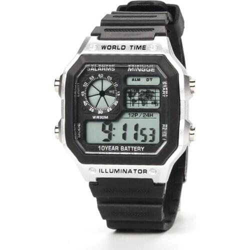 2021 new Military Digital Watches Men Sports Luminous Chronograph Waterproof Male Electronic Wrist Watches Relogio Masculino