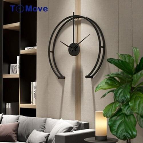 20 Inch Large Wall Clocks Modern Design Clocks For Living Room Decoration Home Decor Office European Style Hanging Wall Watch