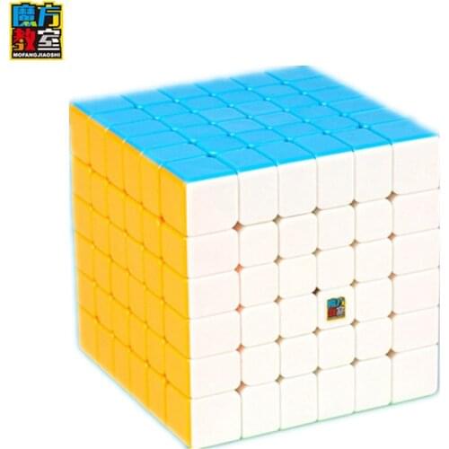 New Arrival of MoYu Cubing Classroom 6Layer MF6 6x6x6 Cube Black/Stickerless MF Puzzle Cube Toys For Children Magic Cube