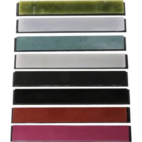 Wholesale 8PCS Apex Pro Sharpener Whetstone Oilstone Holder Knife Sharpening Stone Set May06