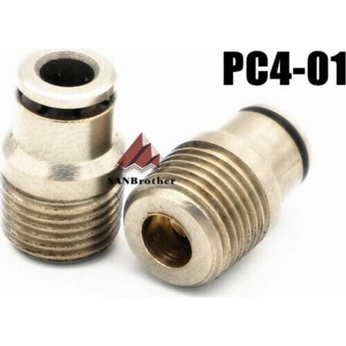 3D Printer PC4-01 PC6-01 Pneumatic Connectors UM2 Ultimaker 2 Extended+ Remote Bowden PTFE Tube Quick Fittings Good Quality Hot