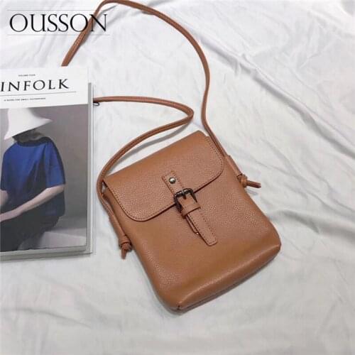 OUSSON 2021 New Leisure One-Shoulder Bag Fashion Small Square Bags Exquisite Phone Bag For Woman