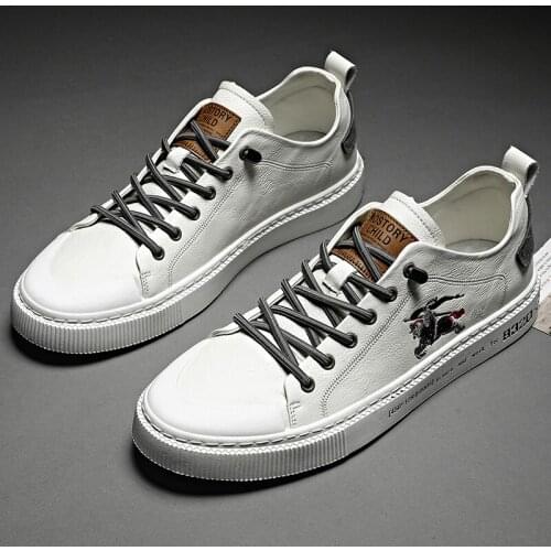 High Quality Microfiber Mens Casual Shoes Embroidered Casual Sneakers For Men Soft Comfort Designer Men Shoes zapatillas hombre