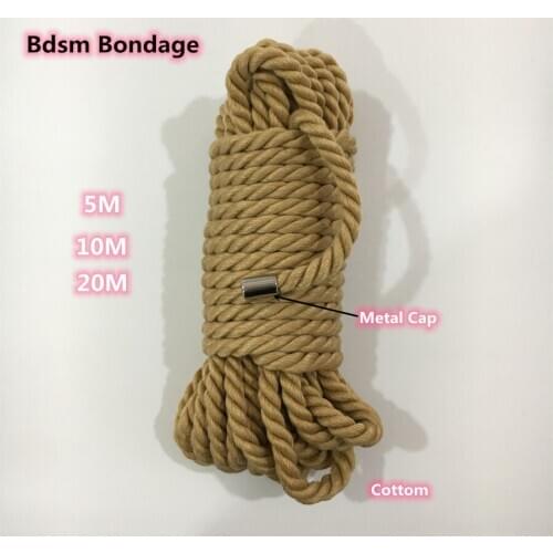 High Quality Japanese Bondage Cotton Rope Sex Toys for Men Women Adult Games Fetish Bdsm Body Restraints Slave Cosplay Flirt