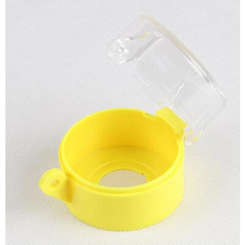 22mm Emergency Stop pushbutton protective cover 55x36.2mm plastic button dust cover padlock protector safety cover