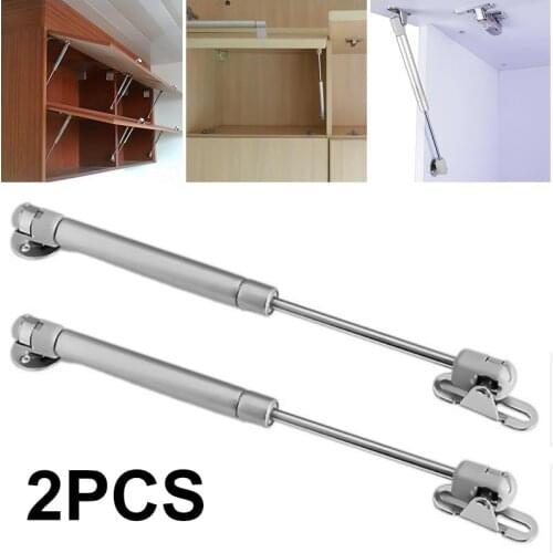 2Pcs Door Cabinet Lift Up Pneumatic Support Hydraulic Gas Spring Strut Stay Furniture Kitchen Cupboard Hinge Furniture Hardware