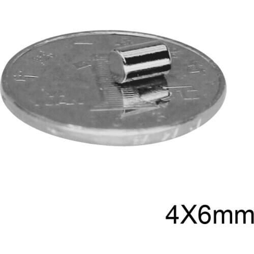 20~500pcs 4x6 mm Search Minor strong Magnet 4mm X 6mm Bulk Small Round Magnets 4x6mm Neodymium Disc Magnets 4*6 mm N35 magnetic