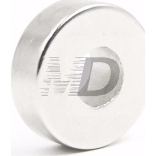 20pcs Super Strong Round Neodymium Countersunk Ring Magnets 50mm x 5mm Hole: 6.5mm N50 Neodymium Magnet Free Shipping