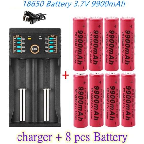 New 3.7V 9900mAh 18650 battery DAA201USB charger 1.2V 3.7V 3.2V 3.85V AA/AAA 18650 26650 14500 NiMH lithium battery smart charg