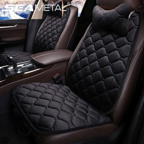 Automobiles Car Seat Cover Interior Four Seasons 5 Seats Cushion Auto Seat Protector Pad Winter Warm Seat Covers Mat Accessories