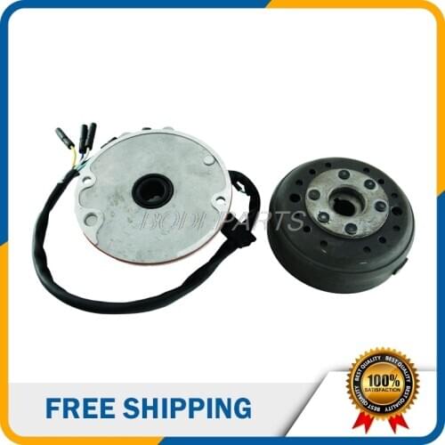 Motorcycle Motor 140cc Foot Start 6 Poles Magnetic Motor Fits For Lifan Yinxiang 140cc Foot Start Engine Free Shipping