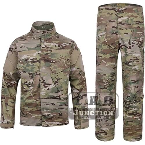 Emerson Tactical Camo Shirt & Pants Set EmersonGear R6 Style Field BDU Combat Assult Military Airsoft Paintball Uniform Clothing
