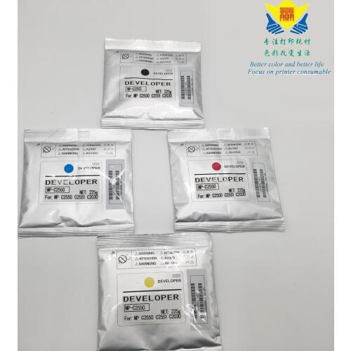 JIANYINGCHEN Compatible color Developer powder for Ricohs MP C2550 C2551 C2030 laser printer (4bags/lot) 225g per bag