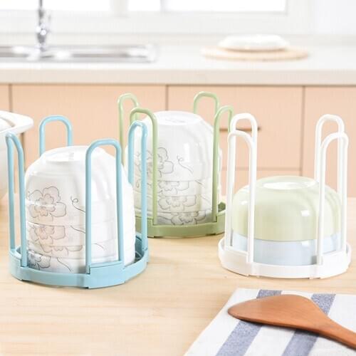 Creative Drain Plate Storage Racks Kitchen Helper Shelf Bowl Organizer Display Stand Kitchen Accessories Drain Water
