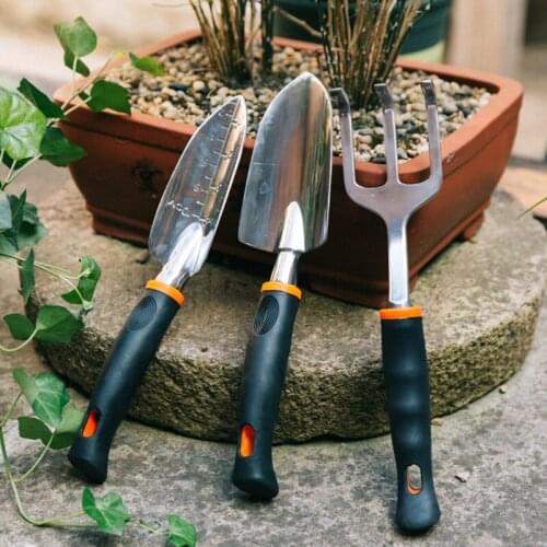 Potted shovels, flowers, spades, shovel, horticulture, three sets of household meat tools set