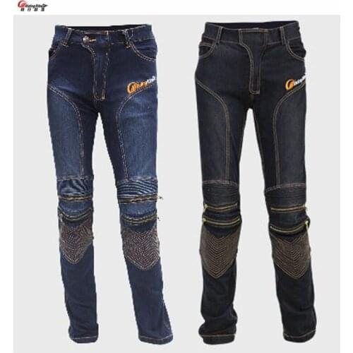 2021 Men Motorcycle Pants Aramid Moto Jeans Protective Gear Riding Touring Black Motorbike Trousers Blue Motocross Jeans