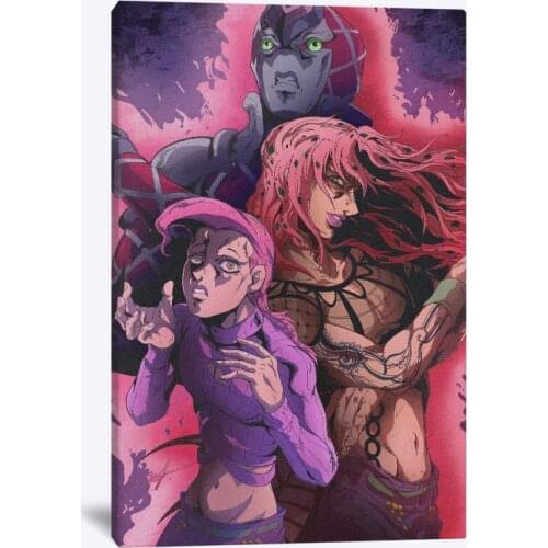 Diavolo Golden Wind JoJOs Bizarre Wall Art Home Decor Painting HD Print Modern Posters Canvas Cuadros Modular Picture For Gift