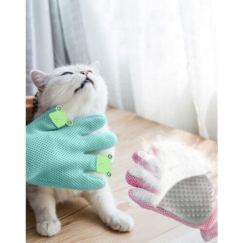 New Upgrade Pet Comb Dog Cat Hair Removal Brush Dog Bath Massage Comb Silicone Hair Removal Pet Supplies H00091 Qianyi