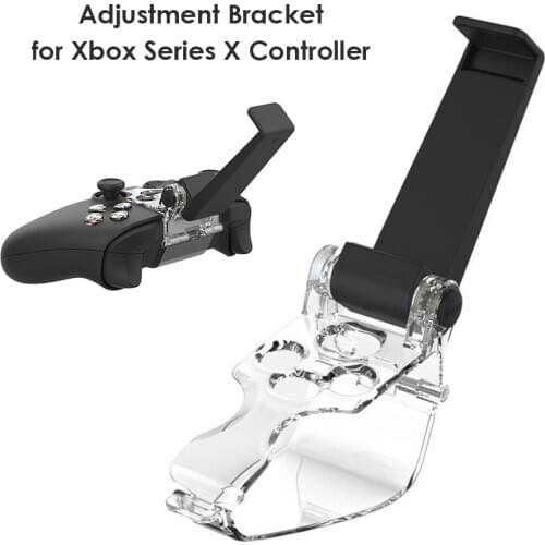 New Retractable Controller Phone Holder For Xbox Series S X Wireless Controller Phone Holder Adjustable Mount Stand Bracket