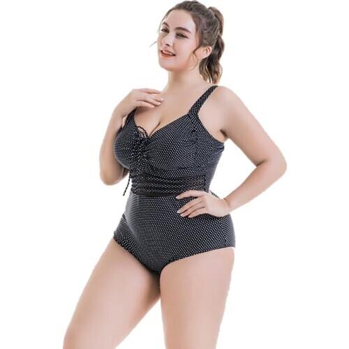 Sexy One Piece Large Swimsuit Closed Plus Size Swimwear Push Up Womens Swimming Body Bathing Suit Female Beach Swim Pool Bather