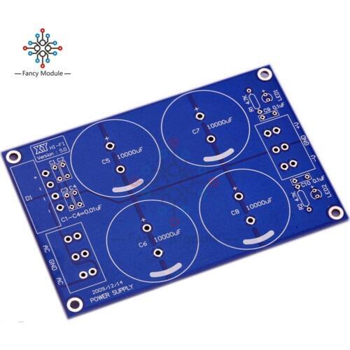 4*10000uF/50V Rectifier Filter Power Supply Board For LM3886TF / TDA7293 PCB