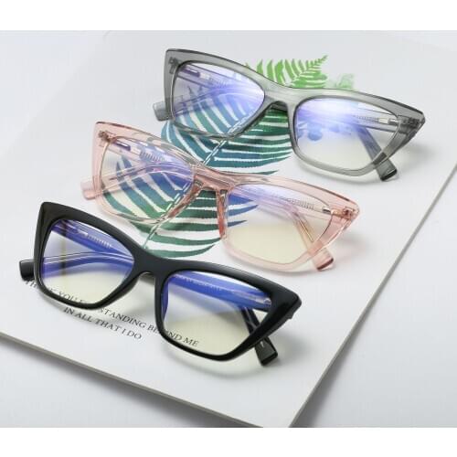 Retro Round cat blue light blocking Glasses Men Women Ultra Light Myopia Eyeglasses Myopia glasses finished FML