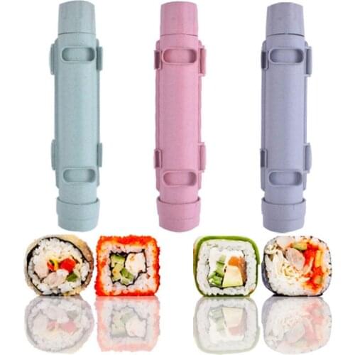 Sushi Maker Roller Rice Mold Bazooka DIY Vegetable Meat Rice Rolling Tool Household Rice Ball Making Machine For Kitchen
