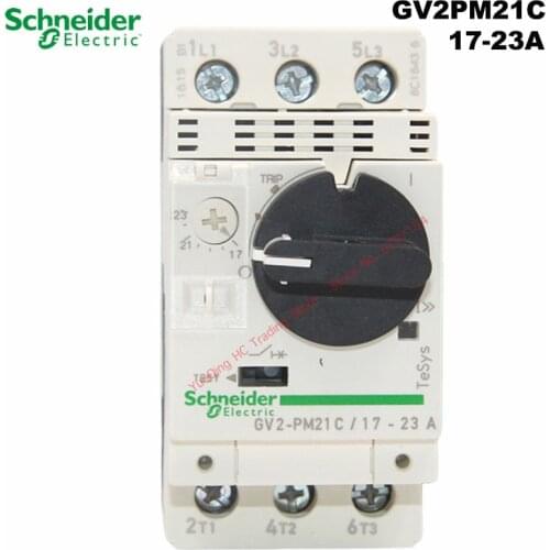 Schneider Electric GV2PM21C 17-23A GV2-ME21C GV2-PM21C Breaker Knob 3P 21C Protection Switch Setting Current Range