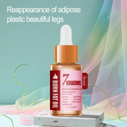 Herbal Essential Oils Body Shaping Essence, Belly Body SPA Body Massage Shaping Oil Herbal Extract burn fat slimming body oil