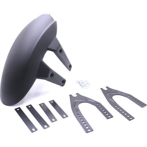 Vintage Adjustable Back Mudguard Extender Fender for Motorcycle Scooter Rear Extension Pad for 12-18 Inch Wheel Off Road Motor