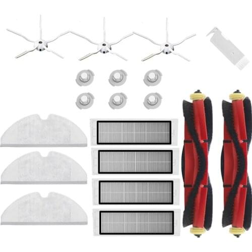 HOT!-for XiaoMi Roborock S5 MAX S6 Pure S6 Maxv Accessories Vacuum Cleaner Parts Main Brush Washable HEPA Filter Side Brush
