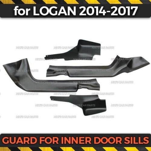 Protective covers for Renault / Dacia Logan 2014-2017 of inner lining ABS plastic accessories interior molding car styling