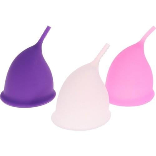 1Pcs Mestrual Cup Hygiener Period For Women Menstruatie Cup Medical Grade Silicone Menstrual Cup Collector Menstrual
