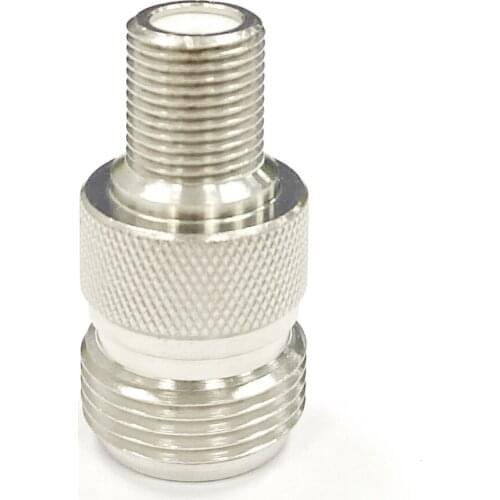 1pc NEW N Female Jack to F Female Jack RF Coax Adapter convertor Straight Nickelplated wholesale