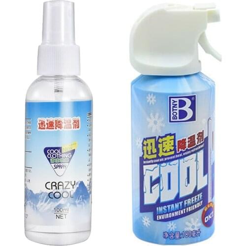 100ML/180ML Automotive Refrigerant Cooling Agent Summer Car Rapid Cooling Agent Vehicle Spray FB