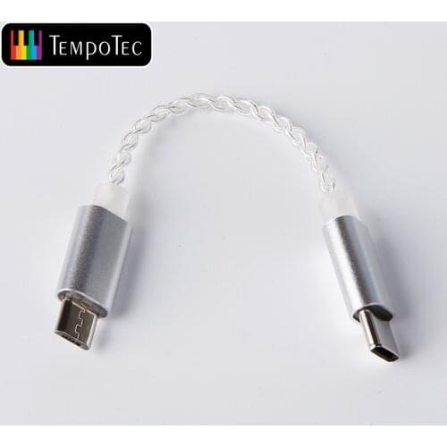 TempoTec Micro-Usb To Type-C Cable (Silver)