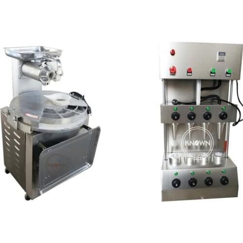 Automatic Pizza Cone Machine Dough Divider Rounder Machine Pizza Cone Maker Set