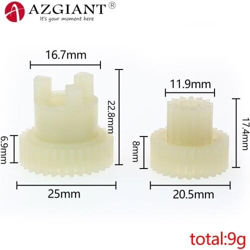 AZGIANT 2pcs for Porsche Cayenne 2011-2016 Year Rear Curtain Motor Gear Motor Tooth Door Curtain Lift