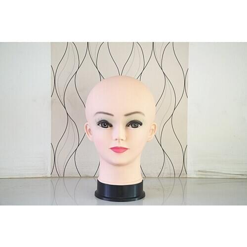 Free Shipping!! Fashionable New Style PVC Head Model Women Head Model On Sale