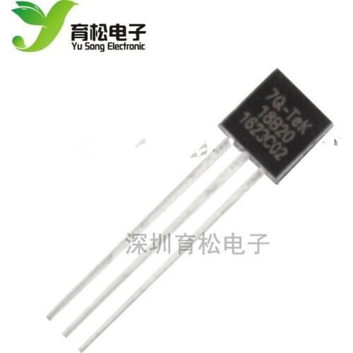 DS18B20 18B20 chip temperature sensor temperature acquisition TO-92 domestic brand new