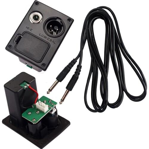 Guitar LCD EQ Equalizer Preamp Pickup LC-5 For Acoustic/Classical Guitar