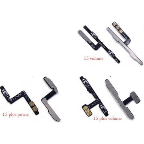 Sidebutton strip Power On/Off Key Volume Up/Down Side Button Flex Cable for Meizu 15/15 plus