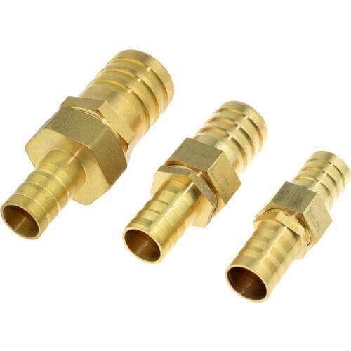 Brass Fitting 19mm Hose Barb to 19mm 25mm 32mm OD Hose Gas Coupler Connector Raccord Barb Reducer Copper Pipe Air Tube Adapter