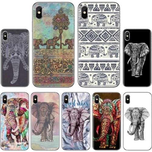 For LG G2 G3 G4 Mini G5 G6 G7 Q6 Q7 Q8 Q9 V10 V20 V30 X Power 2 3 Spirit Soft Case Covers Animal Totem Elephant Aztec Flower