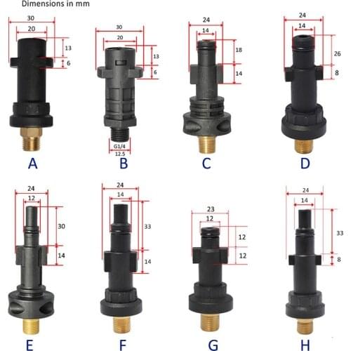 Plastic Adapter Foam Nozzle Foam Generator Snow Foam Lance for Karcher AR Bosche Sterwins Champion Stihl High Pressure Washer