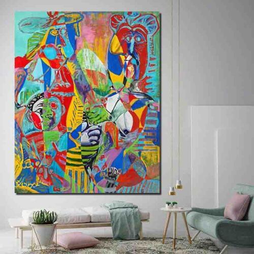 Pablo Picasso Wall Art Canvas Abstract Nordic Posters Prints Landscape Painting Wall Pictures for Office Living Room Home Decor