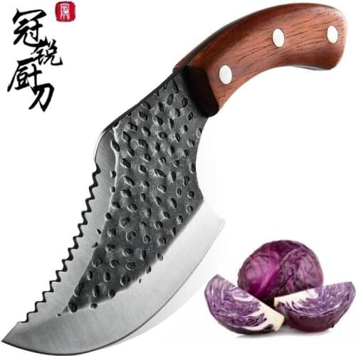 Chef Kitchen Knives Butcher Meat Cleaver Boning Axe Fire Hatchet Outdoor Camping Fishing Cooking BBQ Tool Tomahawk Hunting NEW