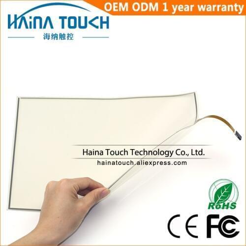 Win10 Compatible Flexible Industrial Touch Film 18.5 USB touch screen, 4 wire resistive USB touch screen