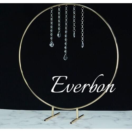 Wedding Arch Round Wrought Iron Shelf Background Wall Balloon Bracket Flower Shelf DIY Plant Wall Wedding Party Supplies